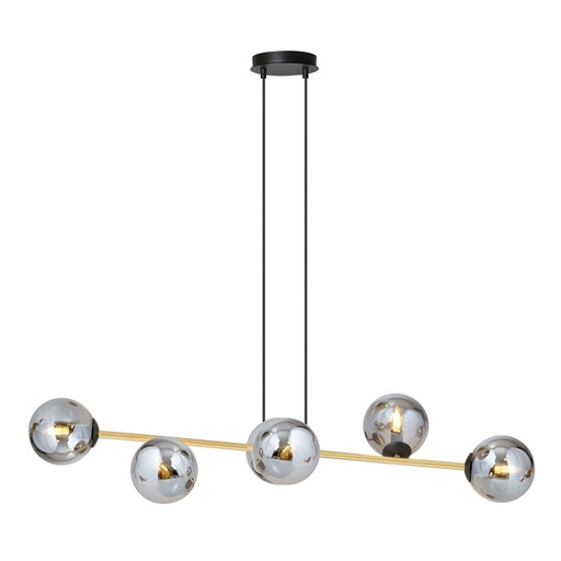 [1237/6] Gravity 6 Bl Grafit pendant lamp