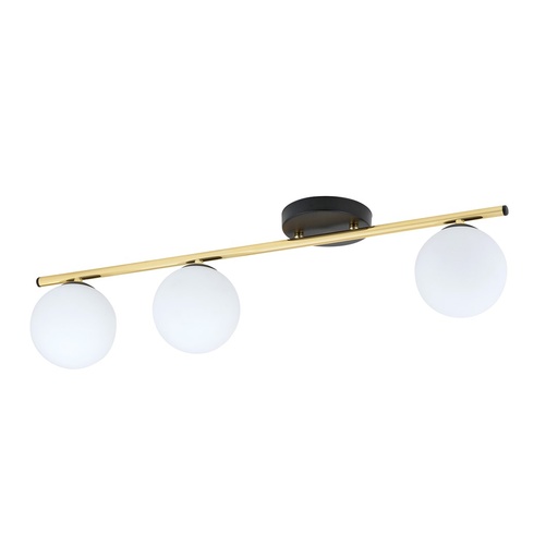 [1252/3] Monza 3 Bl Opal ceiling lamp