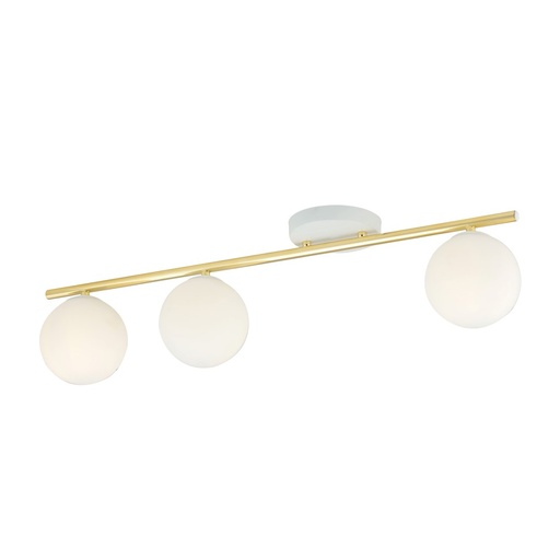 [1253/3] Monza 3 Wh Opal ceiling lamp