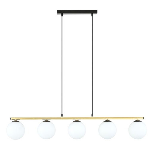[1254/5] Pendant lamp Quando 5 Bl Opal