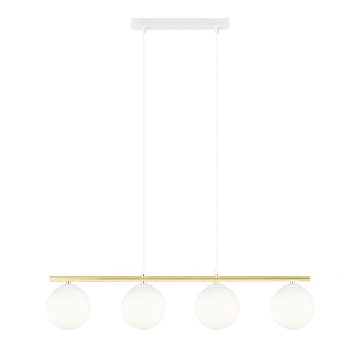 [1255/4] Pendant lamp Quando 4 Wh Opal