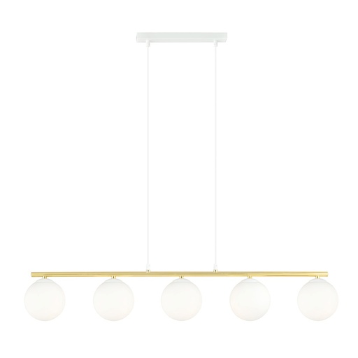 [1255/5] Pendant lamp Quando 5 Wh Opal
