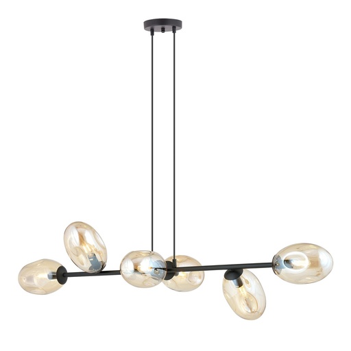 [1264/6] Pandora 6 Bl Miodowy pendant lamp