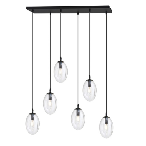 [1265/6] Astral 6 Bl Transparent pendant lamp
