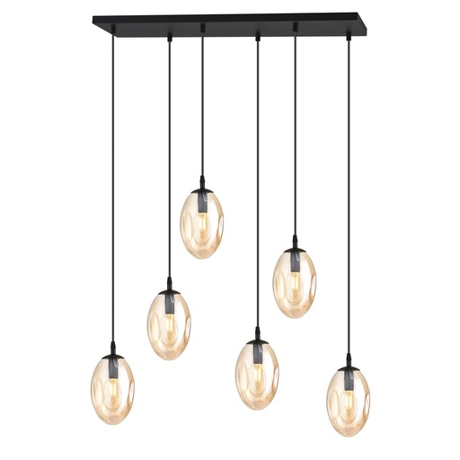 [1267/6] Astral 6 Bl Miodowy pendant lamp
