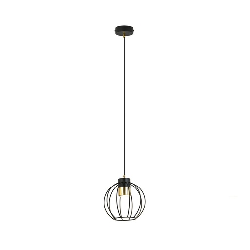 [1200/1] Ajax 1 Black/Gold pendant lamp