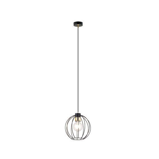 [1222/1] Gino 1 Black/Gold pendant lamp
