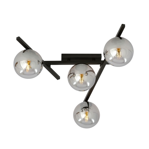 [1104/4] Smart 4 Black/Grafit ceiling lamp
