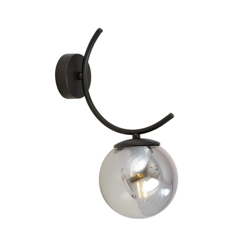 [1110/K1] Boston K1 Black/Grafit wall lamp