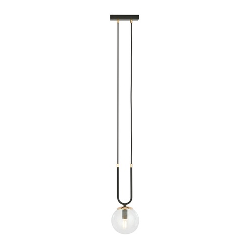 [1114/1] Glam 1 Black/Transparent pendant lamp