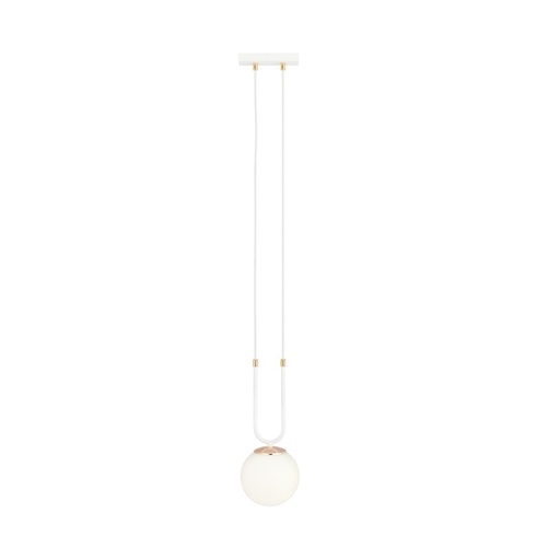 [1115/1] Glam 1 White/Opal pendant lamp