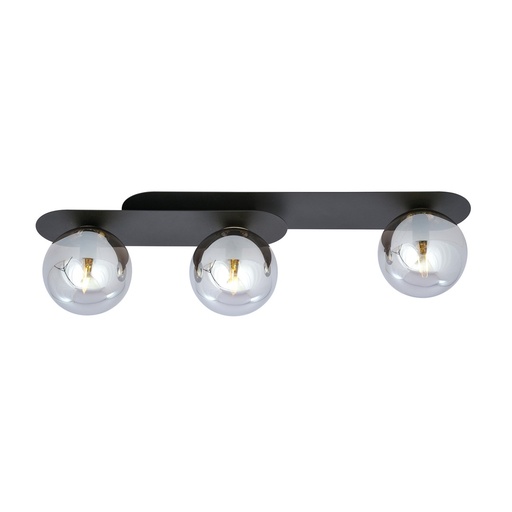 [1119/3] Plaza 3 Black/Grafit ceiling lamp