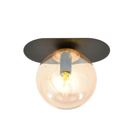 [1120/1] Plaza 1 Black/Miodowy ceiling lamp