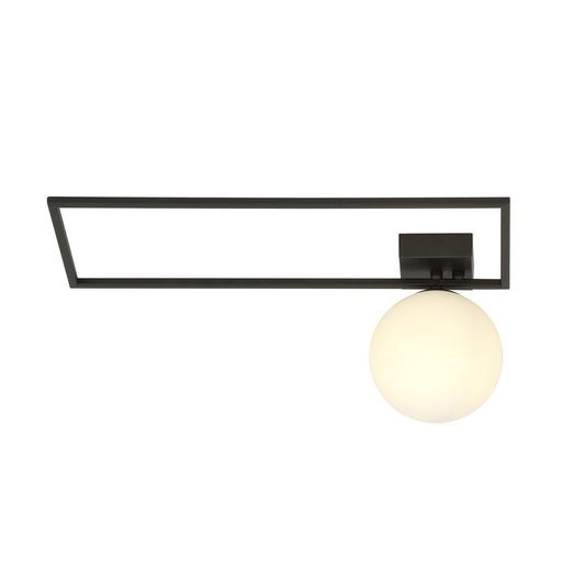 [1130/1A] Imago 1A Black/Opal ceiling lamp