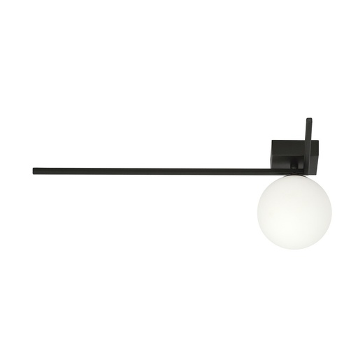[1130/1F] Imago 1F Black/Opal ceiling lamp