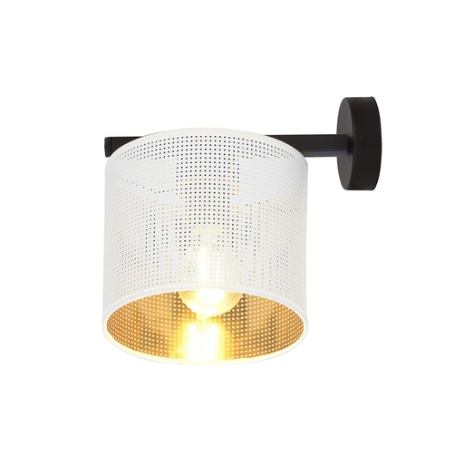 [1145/K1] Jordan K1 White/Gold wall lamp