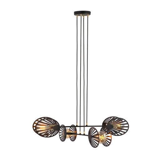 [1146/4] Playa 4 Black pendant lamp