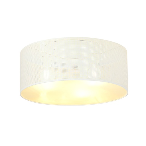 [1147/3] Aston 3 White/Gold ceiling lamp