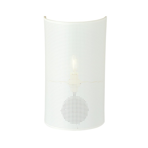 [1147/K1] Aston K1 White/Gold wall lamp