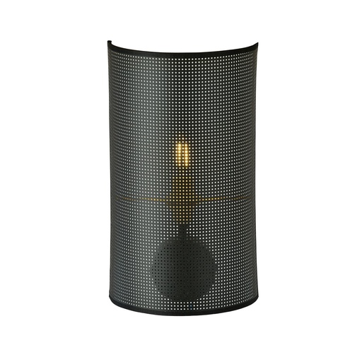 [1148/K1] Aston K1 Black/Gold wall lamp