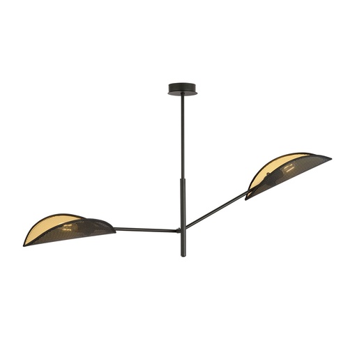 [1158/2] Vene 2 Black/Gold ceiling lamp