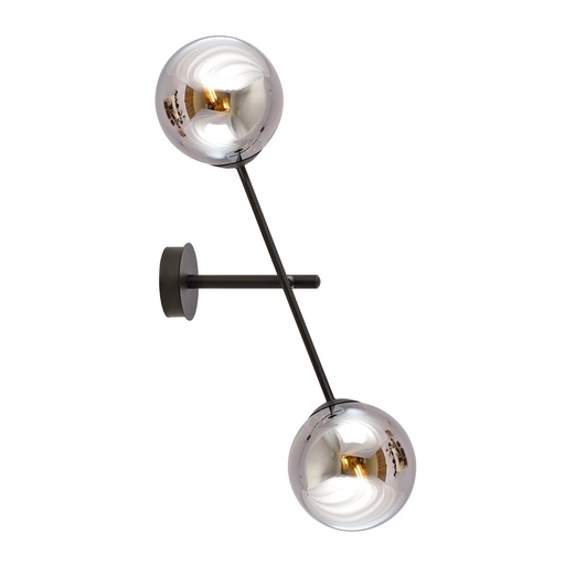 [1167/K2] Linear K2 Black/Grafit wall lamp