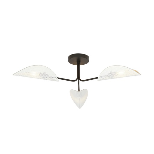[1173/3] Gomez 3 White/Gold ceiling lamp