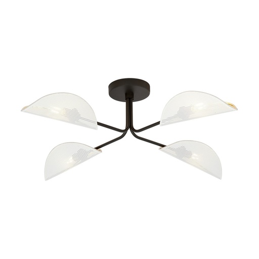 [1173/4] Gomez 4 White/Gold ceiling lamp