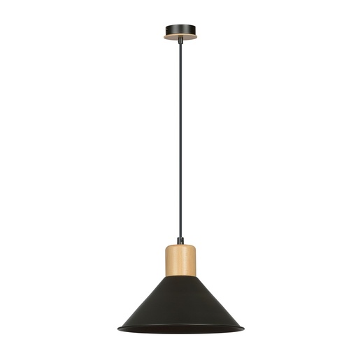 [1044/1] Rowen 1 Black pendant lamp