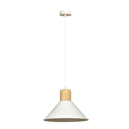 [1045/1] Rowen 1 White pendant lamp