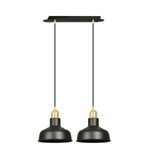 [1042/2] Ibor 2 Black pendant lamp