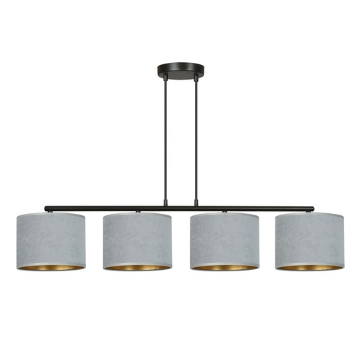 [1050/4] Hilde 4 Bl Gray pendant lamp