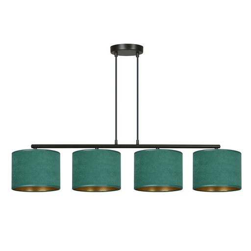 [1051/4] Hilde 4 Bl Green pendant lamp
