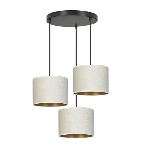 [1052/3PREM] Hilde 3 Bl Premium White pendant lamp