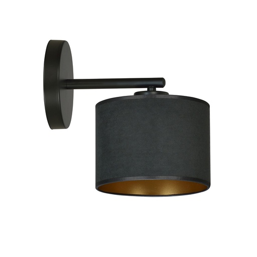 [1054/K1] Hilde K1 Bl Black wall lamp