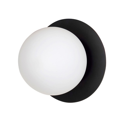 [612/K1] Minerva K1 Black wall lamp