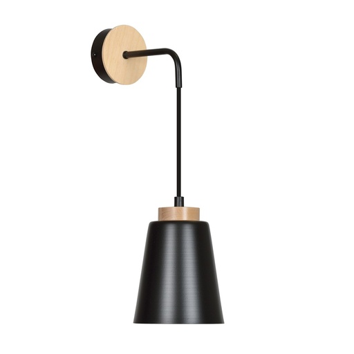 [442/K1] Bolero K1 Black wall lamp