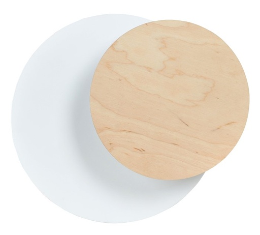[970/1] Circle 1A White wall lamp