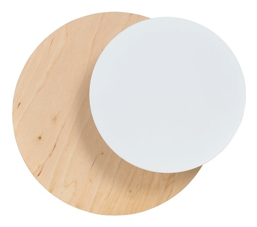 [971/1] Circle 1B White wall lamp