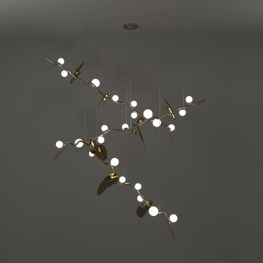 [almond-suspension-1] Almond Suspension Lamp