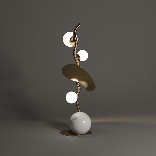 [almond-table-lamp-1] Almond Table Lamp