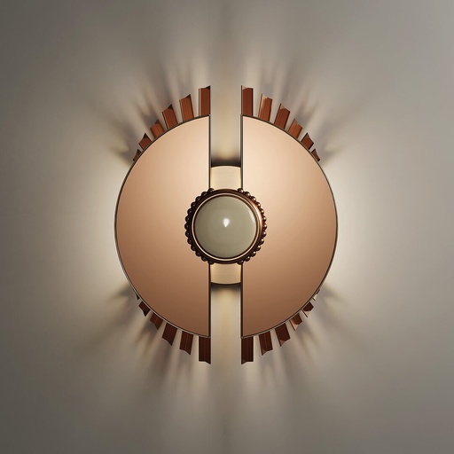[Palm-Wall-Lamp-3-in-copp] Palm Wall Lamp