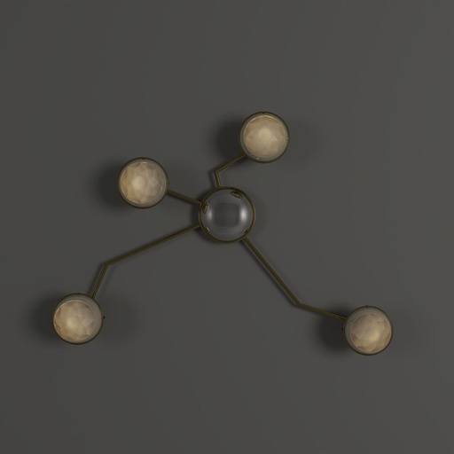 [Black W WL] Black Widow Wall Lamp