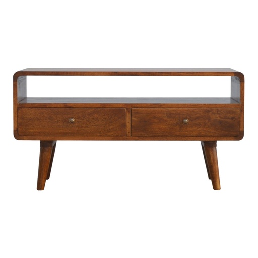 [IN309] Curved Chestnut Media Unit