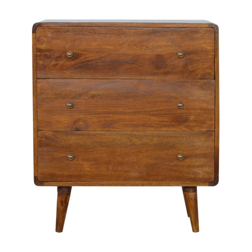 [IN352] Curved Chestnut Chest