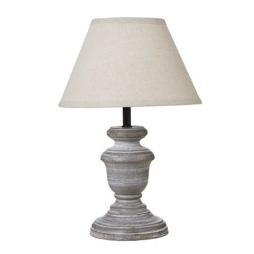 [23887] Belluno Urn Table Lamp With Linen Shade