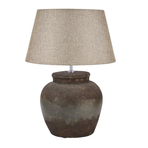 [19426] Castello Aged Stone Ceramic Table Lamp