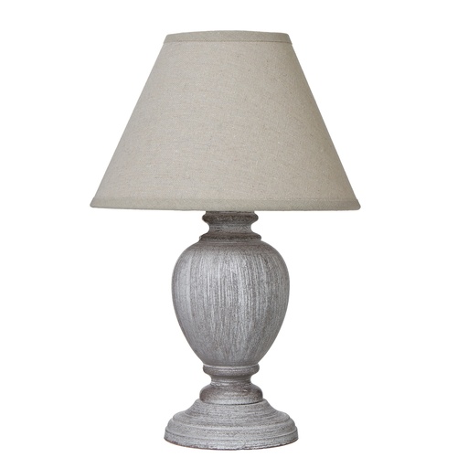[23882] Otem Urn Table Lamp With Linen Shade