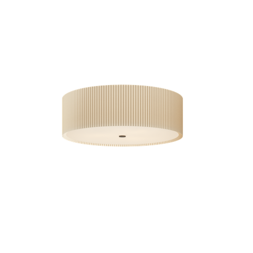 E2-P ELIZABETH Pongé Fabric Ceiling Lamp Entirely Handmade in Italy