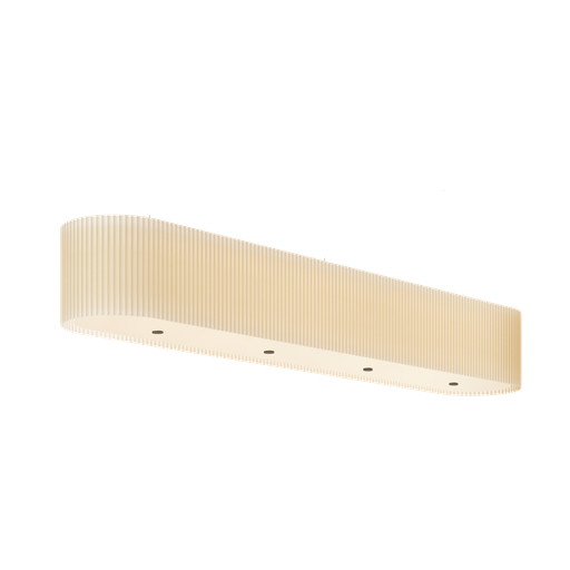 E6-P ELEANOR Pongé Fabric Ceiling Light Entirely Handmade in Italy